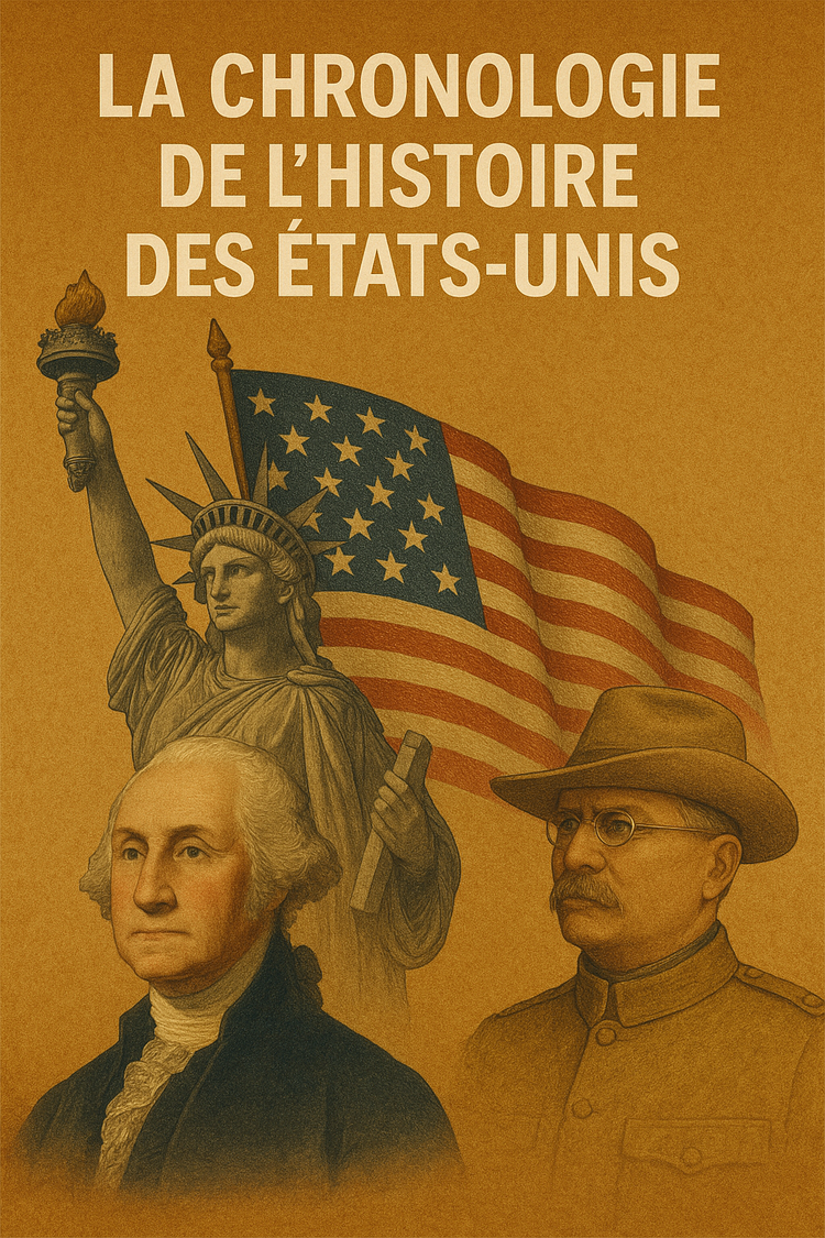Frise chronologique de l’histoire des États-Unis