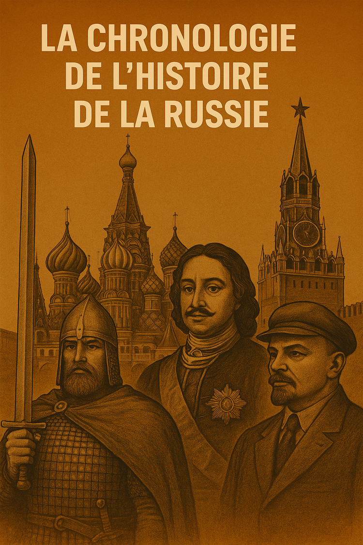 Frise chronologique de l’histoire de la Russie