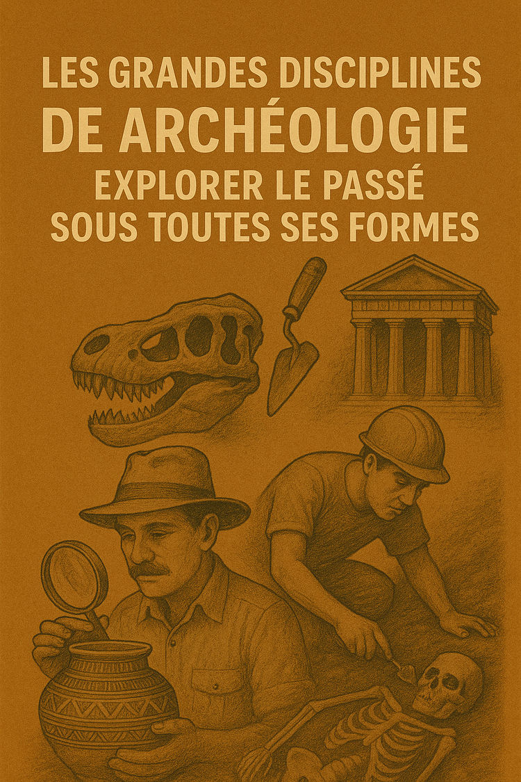 Les grandes disciplines de l'archéologie : explorer le passé sous toutes ses formes